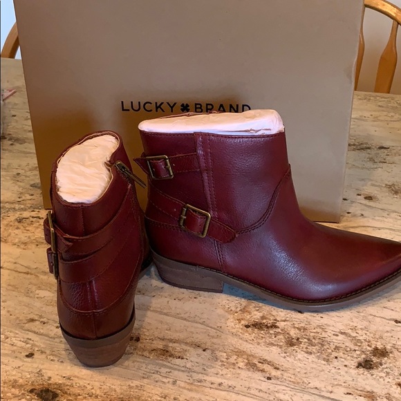 🐯Brand New Lucky Brand Motorcycle Boots - Picture 6 of 8